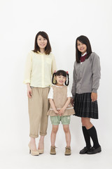 Fototapeta premium 三姉妹のポートレート