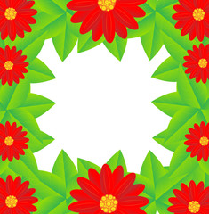 background  with flowers