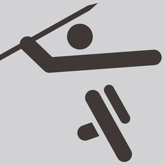 Javelin throw icon
