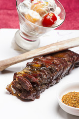 Chinese dishes, roast pork