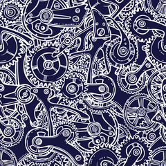 Engineers sketch seamless pattern