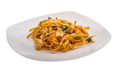 Fried noodles with vegetables