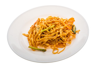 Fried noodles with vegetables