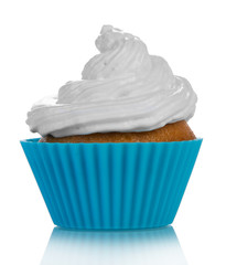 Cupcake with cream