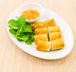 Fried spring rolls