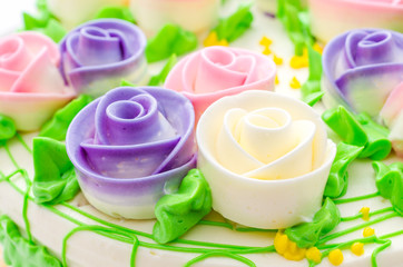 Flower cakes