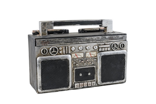 A retro tape recorder