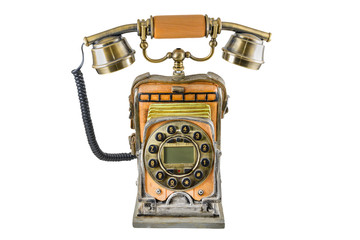 The telephone in style of a retro