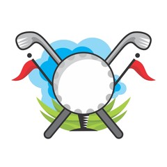 Golf illustration