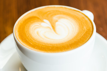 Latte coffee
