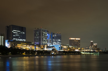Fototapeta na wymiar 東京港区台場地区の夜景