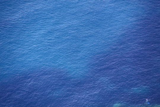 blue Mediterranean sea  in Summertime