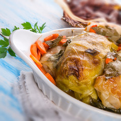 baked cabbage rolls