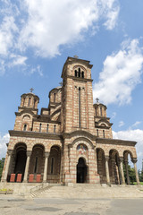 Fototapeta na wymiar St. Mark's Church, Belgrad, Serbia