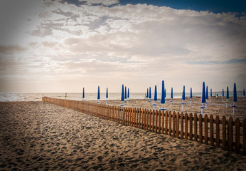 Fototapeta premium Autumn on the beach
