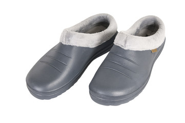 rubber boots isolated on white
