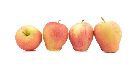 apple on a white background