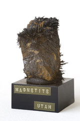 Magnetite from Utah, USA. 5cm high.