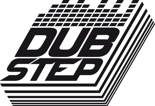 Cool Dubstep Equalizer Logo Design