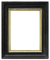 Eleganter und schicker Bilderrahmen in schwarz Hochformat