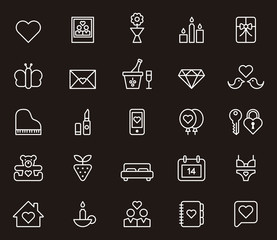LOVE icon set