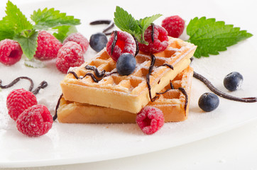 Belgian waffles
