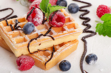 Belgian waffles