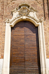 church  samarate  varese   the old  entrance  mosaic