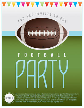 Football Party Flyer