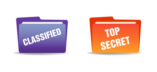Classified and top secret folders