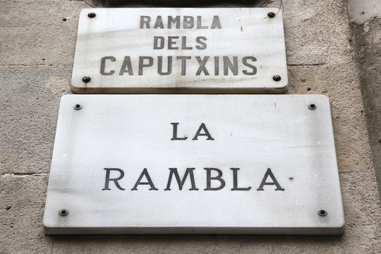 Rambla street, Barcelona