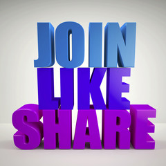 Join, like, share