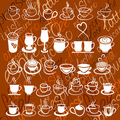 Coffee cups collection