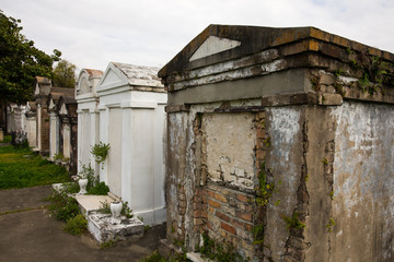 Fototapeta na wymiar New Orleans - Above Ground Cemetery