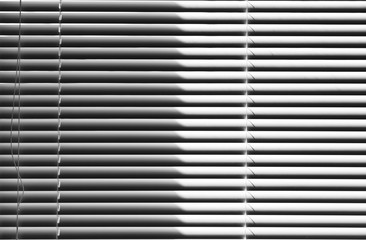 shadow of shutter blind showes a harmonic cross