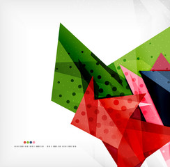 Abstract sharp angles background