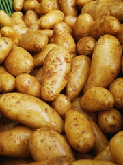 market organic potatoes