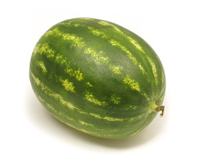 Full watermelon isolated on the white background