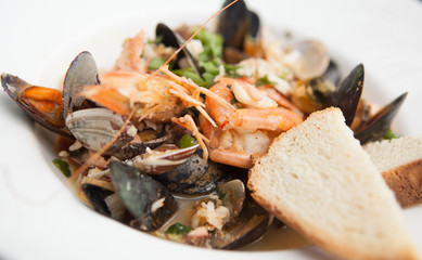 Seafood soup