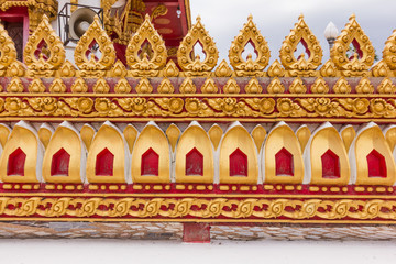 Obraz premium Part of art,thai temple