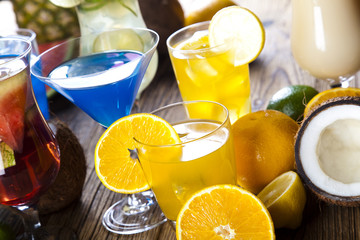 Exotic alcohol drinks