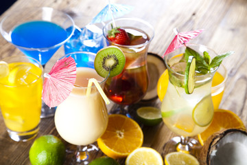 Exotic alcohol drinks