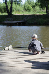 Child fishing