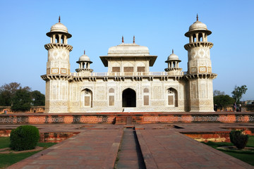 Itmad-Ud-Daulah's Tomb at Agra, Uttar Pradesh, India