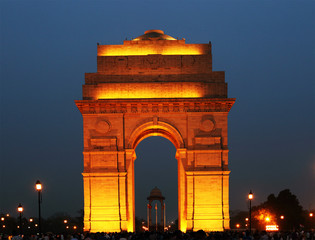 Fototapeta na wymiar India Gate in New Delhi, India, Asia