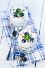 Blueberry yogurt