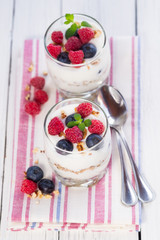 Blueberry yogurt