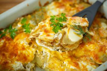 baked potato with cheese