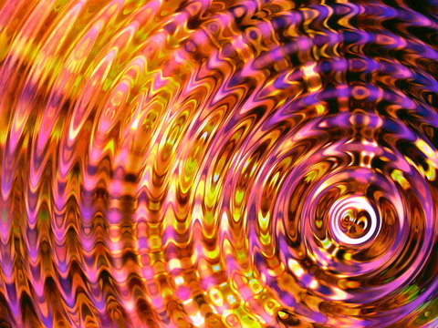 Colorful Water Resonance Background