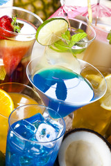 Exotic alcohol drinks